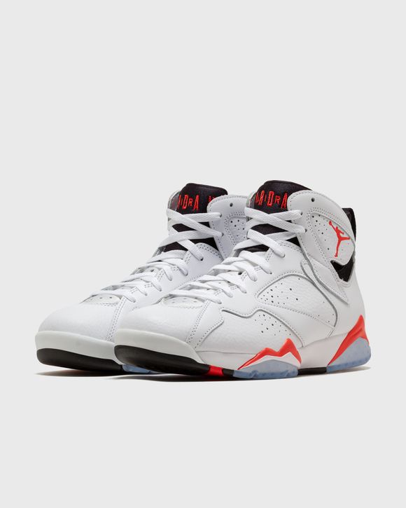 Air jordan 7 white best sale and red