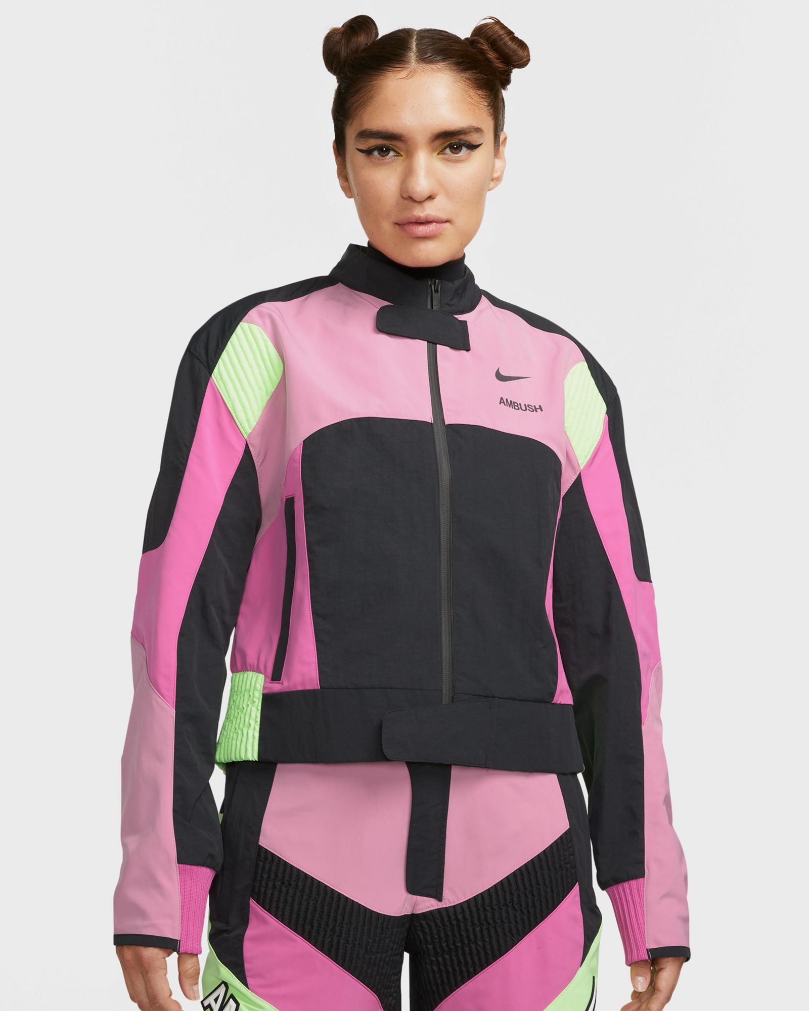 Nike NIKE X AMBUSH NRG MOTO JACKET UNISEX Pink | BSTN Store