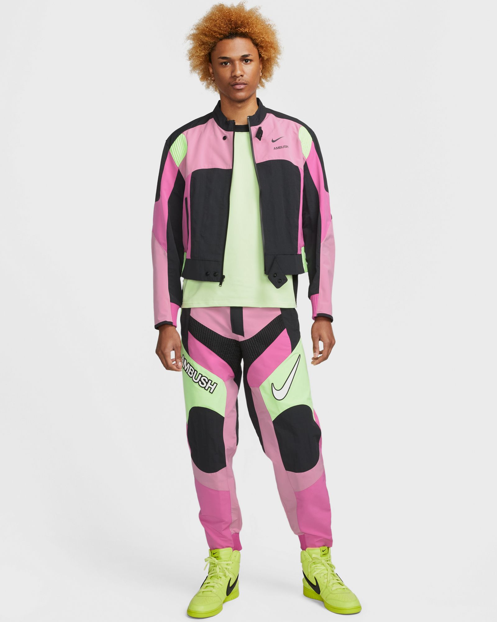 希少　NIKE×AMBUSH モーターサイクルジャケット 希少 NIKE×AMBUSH モーターサイクルジャケット - メルカリ
