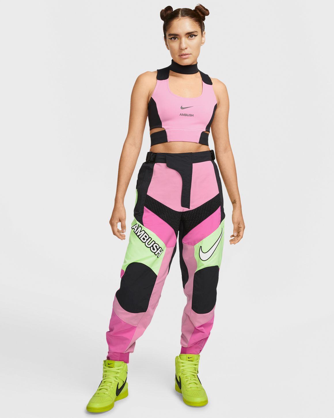Nike WMNS NIKE X AMBUSH NRG CROP TOP Pink | BSTN Store