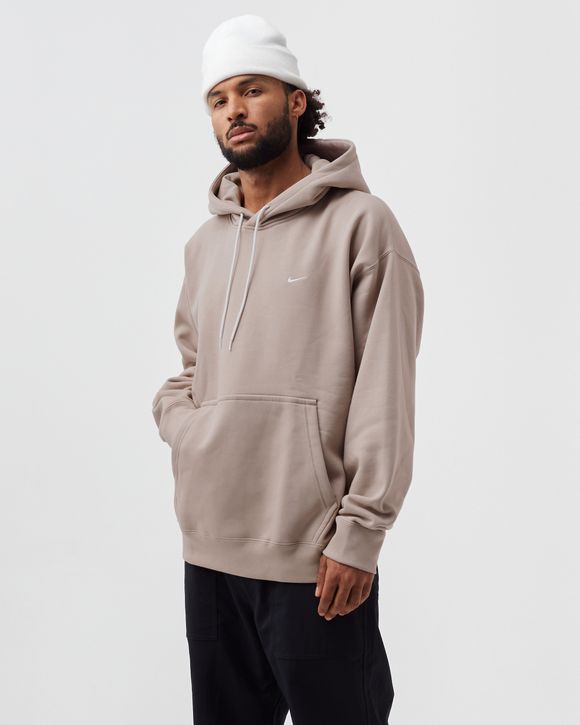 Nike NIKELAB SOLO SWOOSH FLEECE HOODIE White Malt White