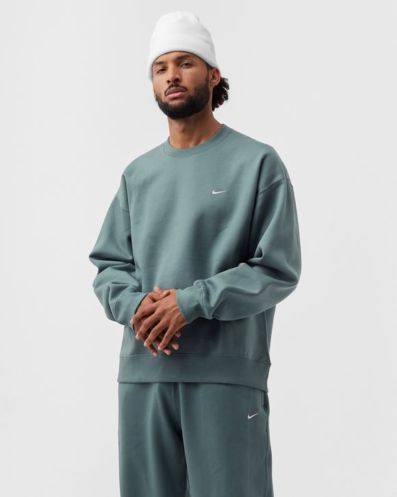 Nike NikeLab Fleece Crew sweatshirt Green - HASTA/WHITE