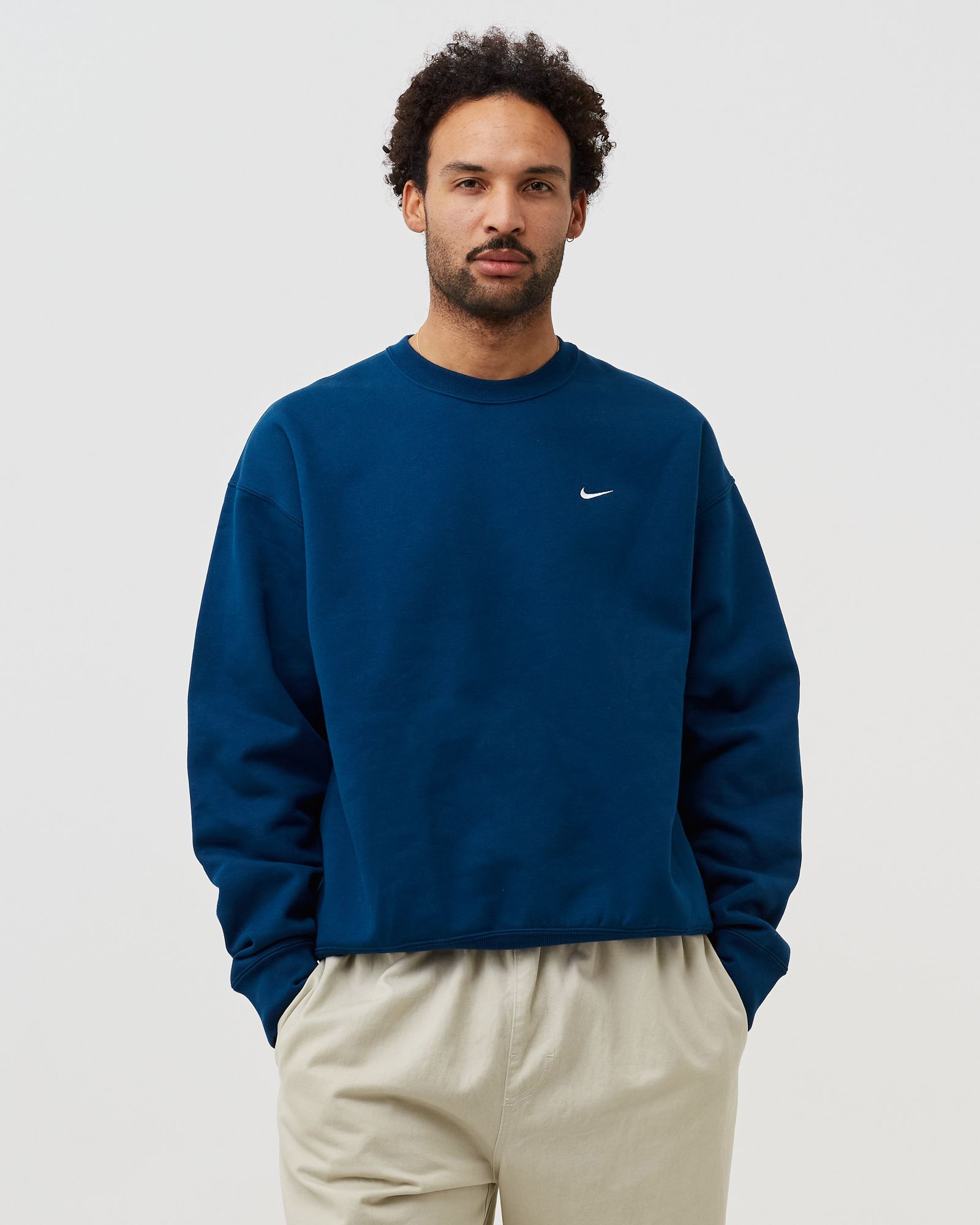 Solo Swoosh Fleece Crew