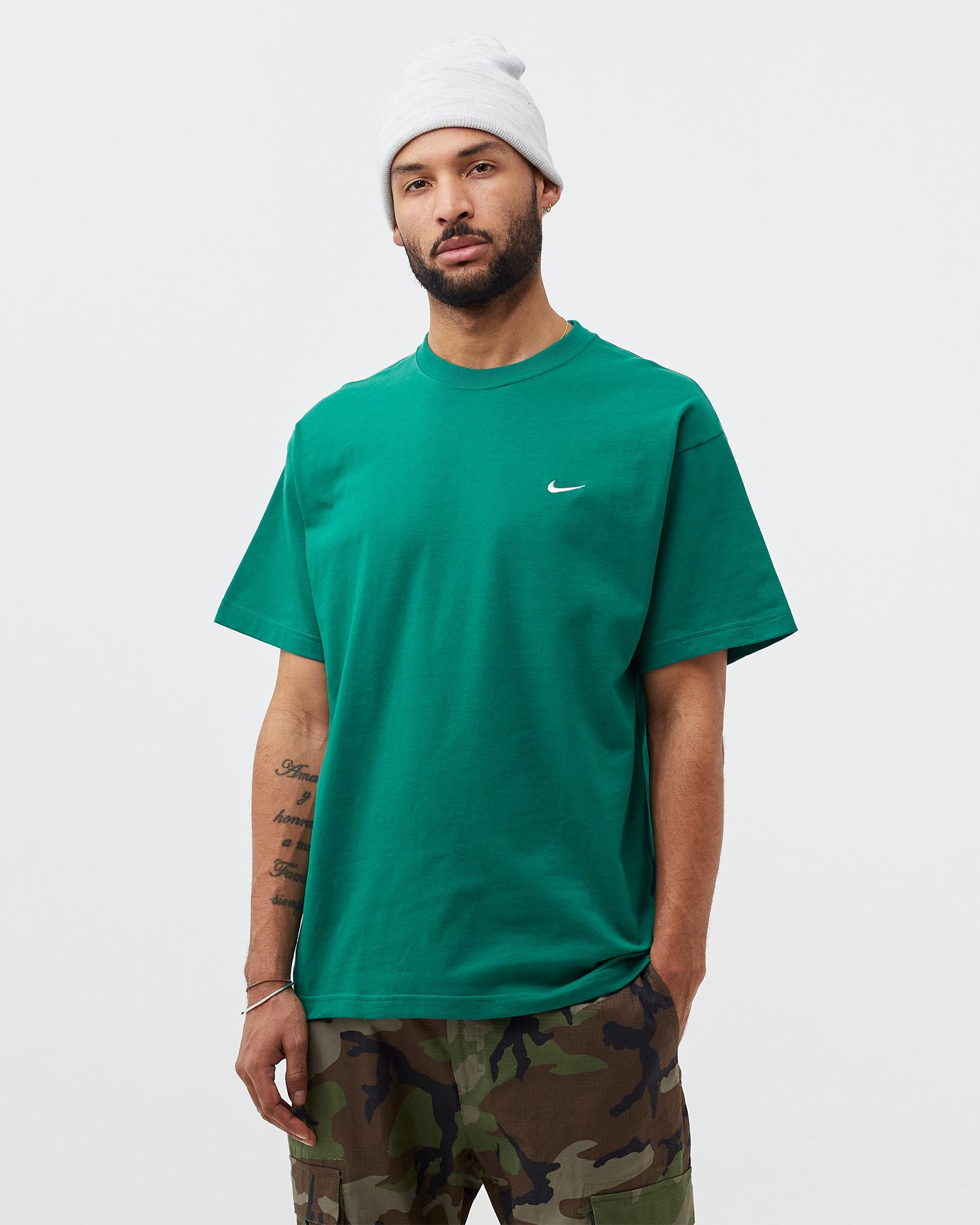 SOLO SWOOSH S/S KNIT TOP