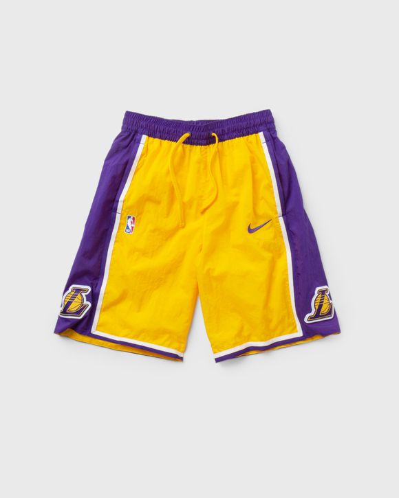 Los Angeles Lakers Nike Courtside Fleece Short - Amarillo - Mens