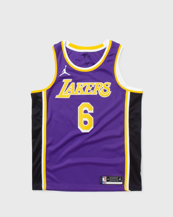 NIKE NBA LOS ANGELES LAKERS STATEMENT EDITION LEBRON JAMES TEE COURT PURPLE  for £30.00