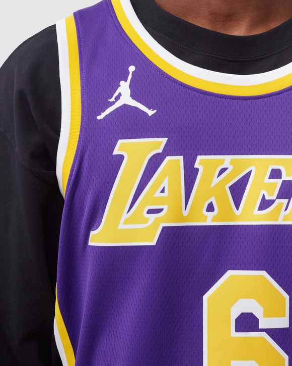 NIKE NBA LOS ANGELES LAKERS LEBRON JAMES SWINGMAN JERSEY STATEMENT EDITION  2020 FIELD PURPLE