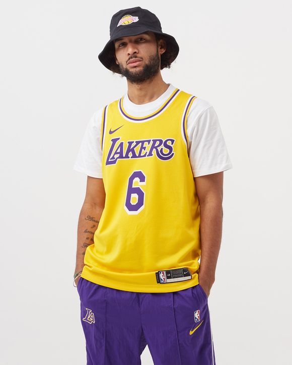 Men's LeBron James Jersey - S-XL - Yellow - Lakers