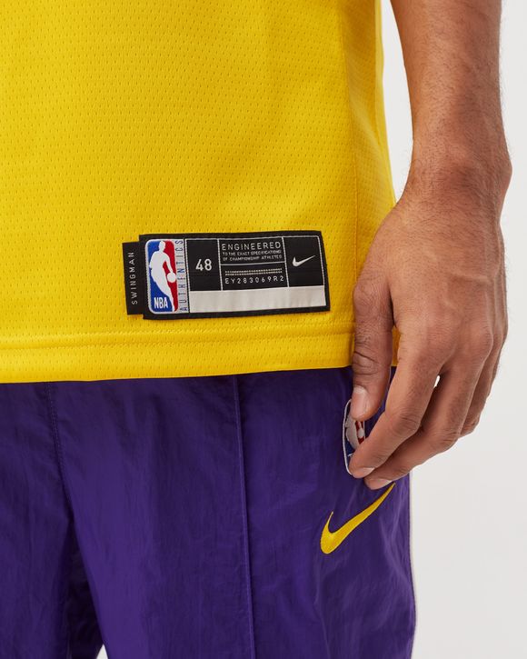 Nike NBA Swingman Jersey Lakers Icon Edition 2020 - LEBRON JAMES Yellow