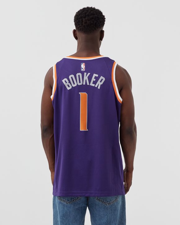 Men's Nike Devin Booker Purple Phoenix Suns Swingman Jersey - Icon Edition