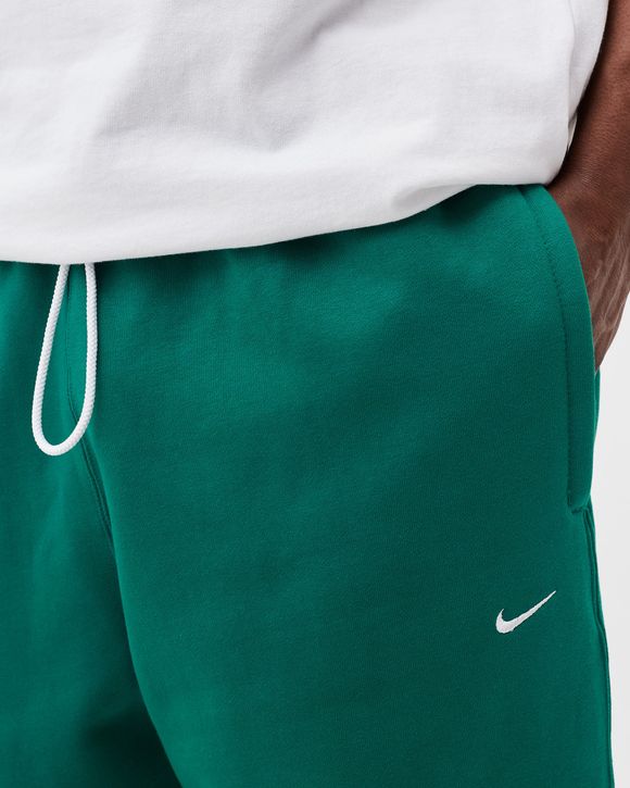 Nike SOLO SWOOSH HW BB PANT Green - MYSTIC GREEN/WHITE