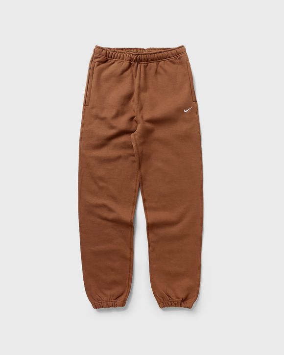 Nike WMNS Solo Swoosh Fleece Pants Brown