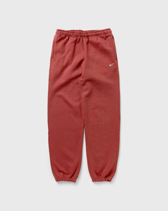 Nike Solo Swoosh Fleece Pants Red