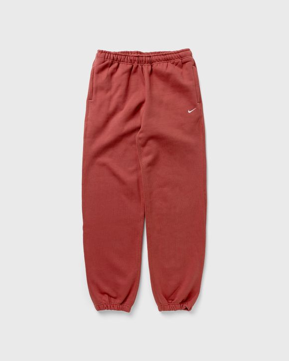 Nike SOLO SWOOSH WOMEN'S FLEECE TROUSERS Red