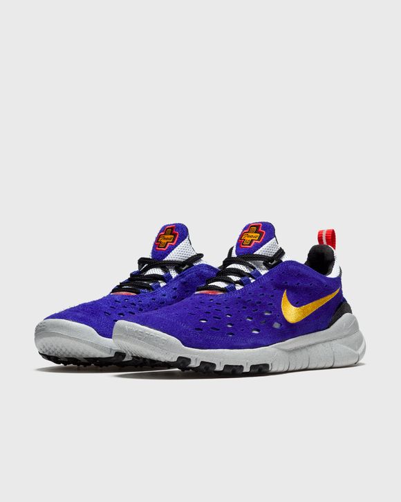 Nike free 2025 purple and yellow