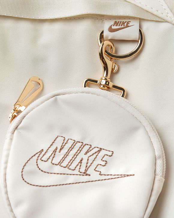 Nike WMNS Futura Luxe Crossbody Bag (1L) White - COCONUT MILK/COCONUT  MILK/DK DRIFTWOOD