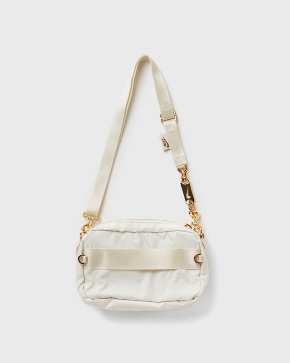 Nike WMNS Futura Luxe Crossbody Bag (1L) White - COCONUT MILK/COCONUT  MILK/DK DRIFTWOOD