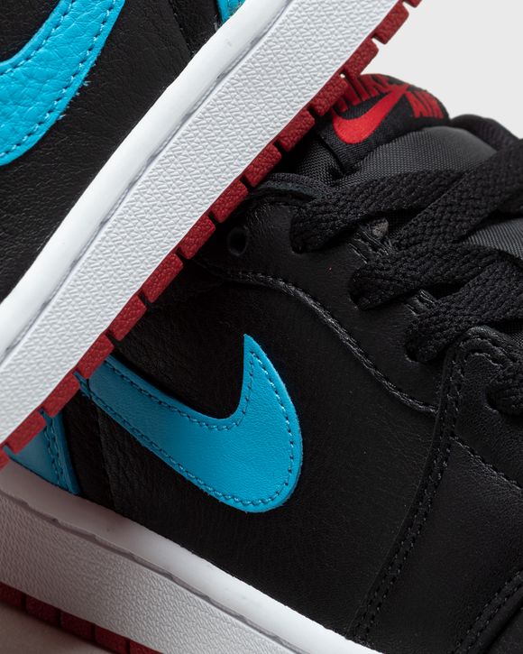 Jordan WMNS AIR JORDAN 1 RETRO LOW OG Multi - BLACK/DK POWDER BLUE-GYM RED