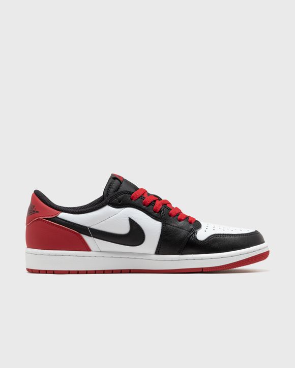 Jordan AIR JORDAN 1 RETRO LOW OG Black Toe Multi WHITE BLACK VARSITY RED