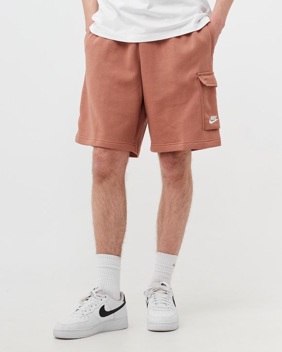 Sportswear Club Cargo Shorts - MINERAL CLAY/MINERAL CLAY/WHITE