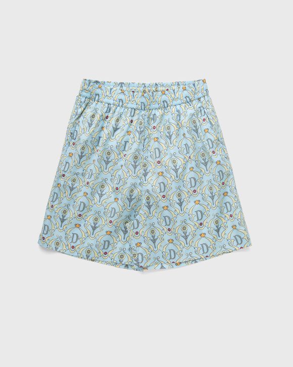 ERL DENIM JACQUARD SHORTS WOVEN Blue