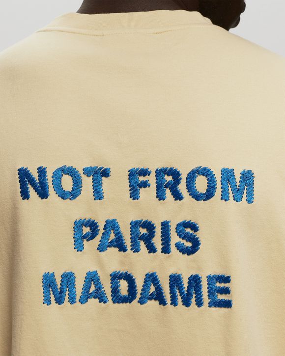 Drôle de Monsieur Le T-Shirt Slogan Yellow | BSTN Store