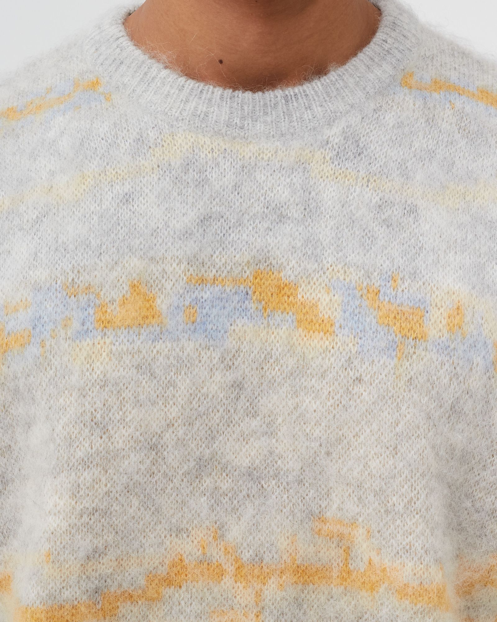 MOHAIR JACQUARD CREW