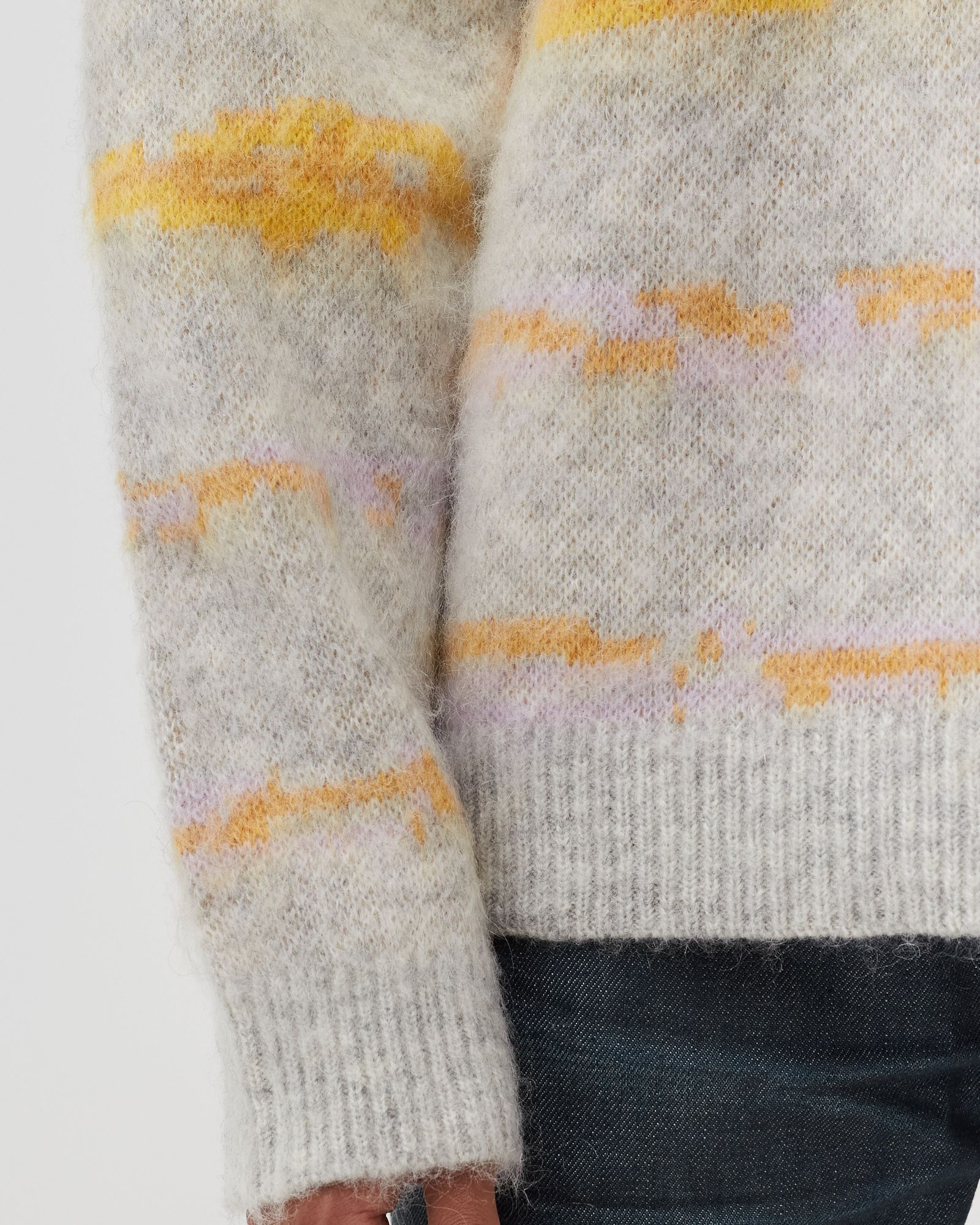 MOHAIR JACQUARD CREW