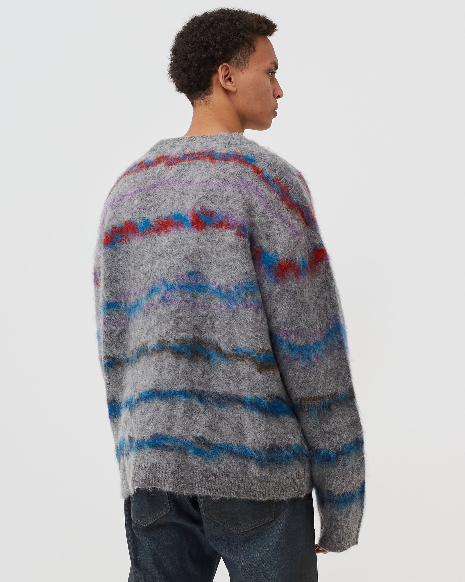 MOHAIR JACQUARD CARDIGAN
