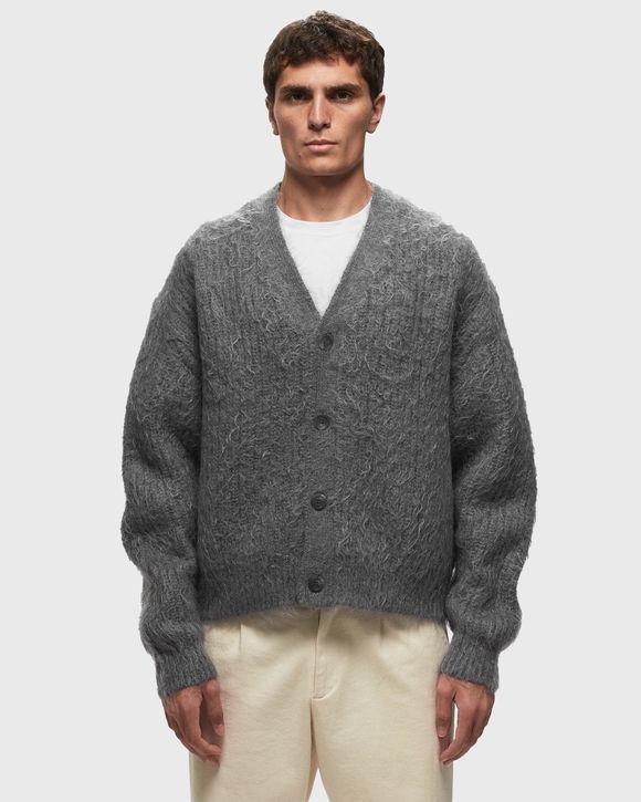 John Elliott Wool Mohair Cardigan Grey | BSTN Store