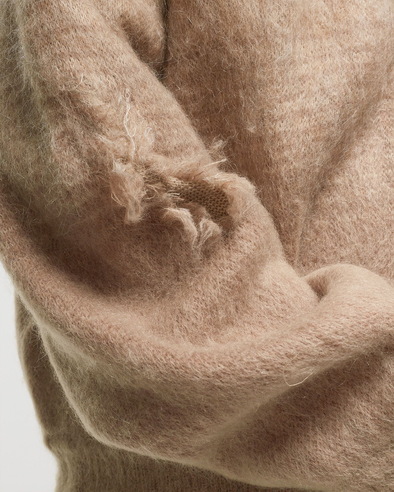 Gradient Mohair Full-Zip