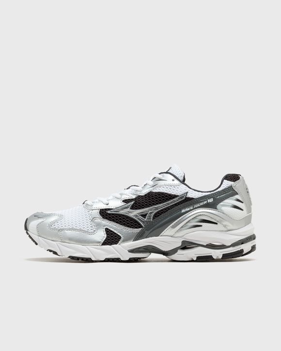 MIZUNO Wave Rider 10 White - WHITE/SILVER/BLACK