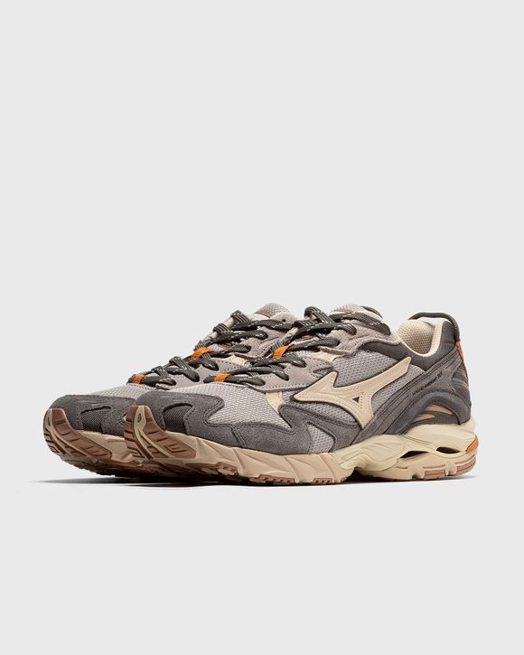 MIZUNO Wave Rider 10(U) Grey - OPAL GRAY/OPAL GRAY/PUMPKIN SPICE