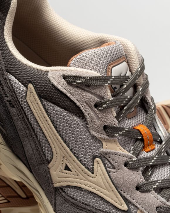 MIZUNO Wave Rider 10(U) Grey - OPAL GRAY/OPAL GRAY/PUMPKIN SPICE