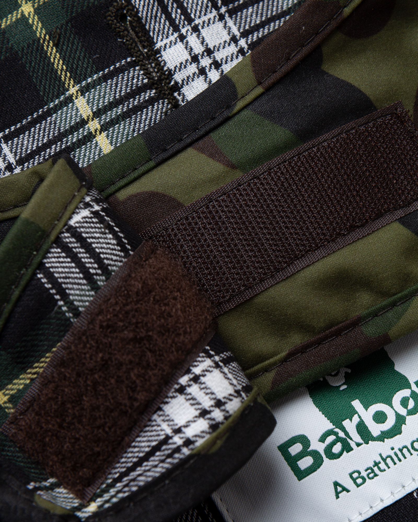 Barbour x Bape Camo Dog Coat