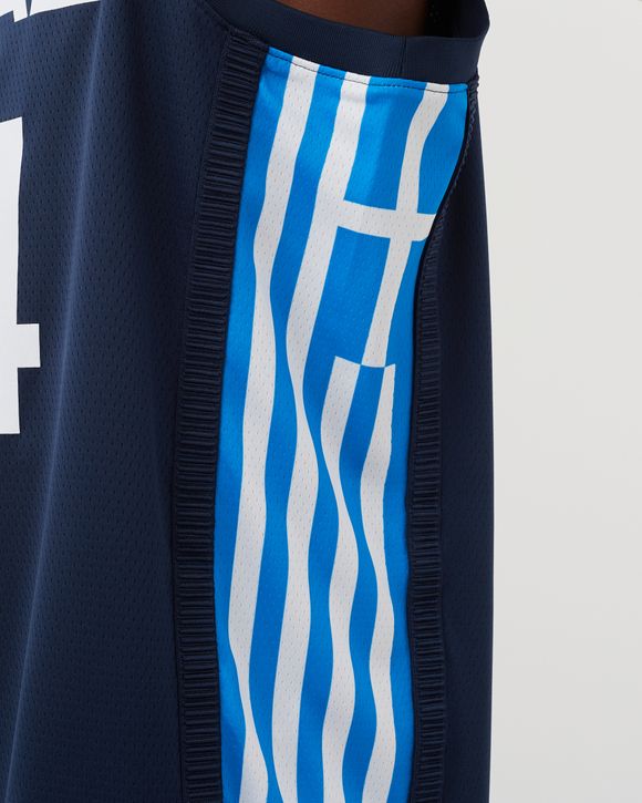 Tokyo Antetokounmpo 34 Team Greece Basketball Jersey Blue White