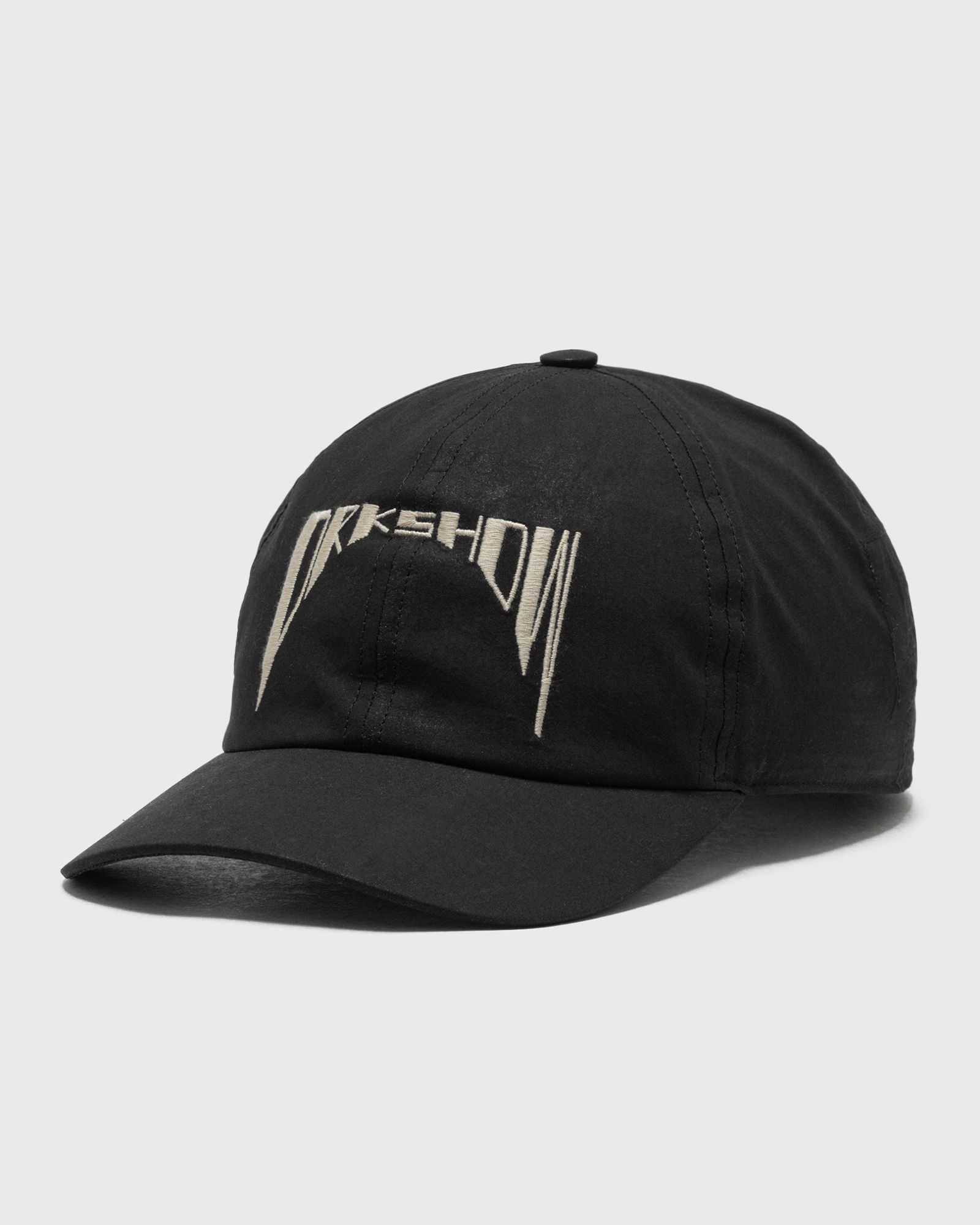 Rick Owens EMBROIDERED WOVEN CAP - BASEBALL CAP Black | BSTN