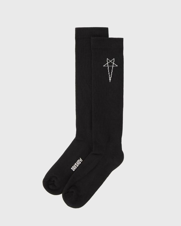 KNIT SOCKS -PENTAGRAM KNEE HIGH SOCKS