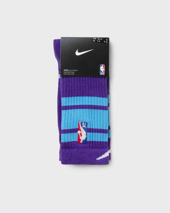 Nike Los Angeles Lakers Elite City Edition Mixtape Crew Socks Purple BSTN Store