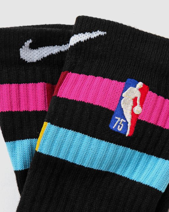 Nike Miami Heat Elite City Edition Mixtape NBA Crew Socks - Hibbett