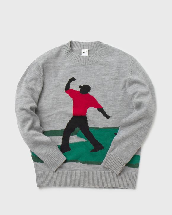 geroosterd brood in de tussentijd ingesteld Nike Tiger Woods Sweater-Knit Golf Crew Grey | BSTN Store