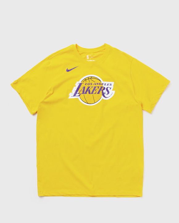 Nike Los Angeles Lakers Dri-FIT NBA Logo T-Shirt Yellow