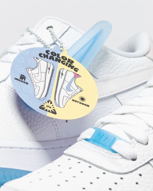 Air force one blanche reflechissante hot sale