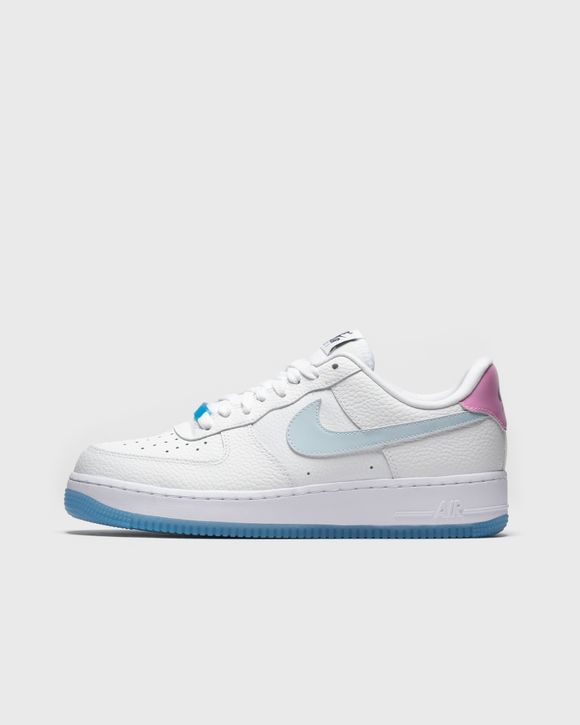 Nike WMNS Air Force 1 '07 LX 'UV Reactive' White -  WHITE/WHITE-WHITE-UNIVERSITY BLUE