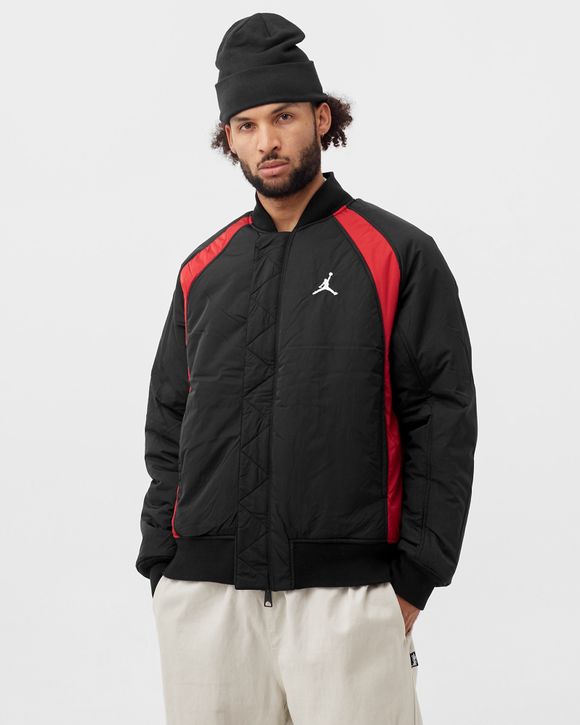 Essentials Statement MA-1 Jacket - BLACK/GYM RED