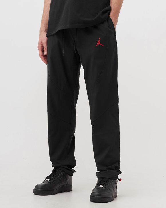 Jordan ESSENTIAL Woven Pants Black - BLACK/GYM RED