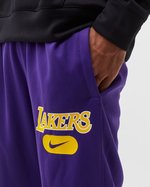 Purple Nike NBA LA Lakers Spotlight Poly Hoodie