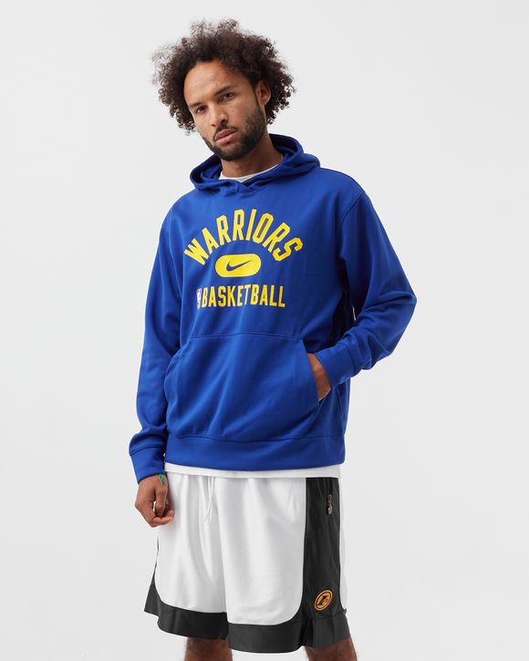Nike Golden State Warriors NBA Premier Cotton Logo Short Sleeve Hoodie