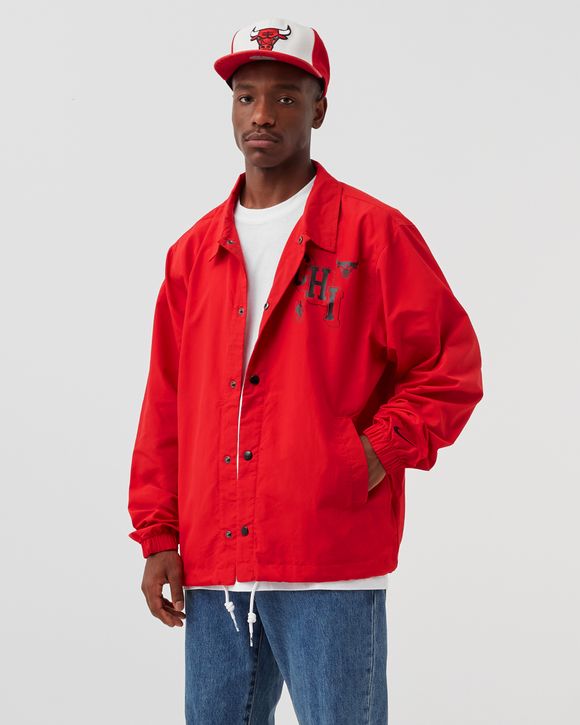 NIKE NBA CHICAGO BULLS COURTSIDE ICON JACKET UNIVERSITY RED for £125.00