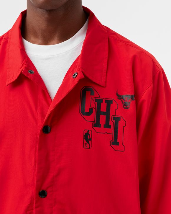 NIKE NBA CHICAGO BULLS COURTSIDE ICON JACKET UNIVERSITY RED for £125.00